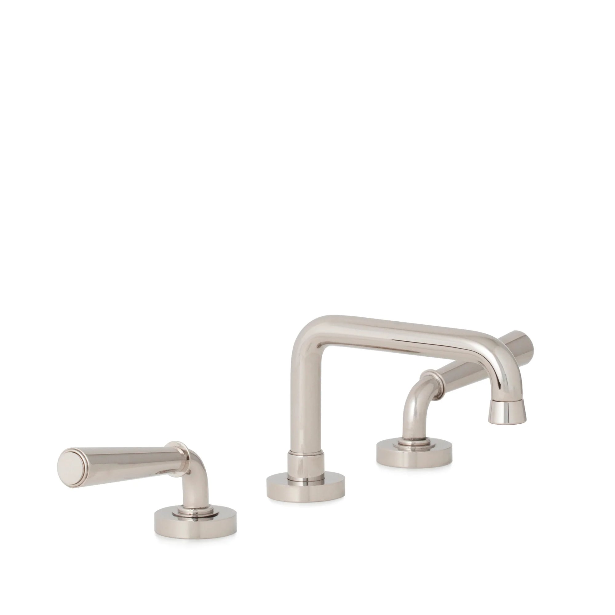 2070BSN806-HP Sherle Wagner International Dorian Lever Faucet Set in High Polished Platinum metal finish