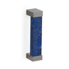 2110-LAPI-CP Sherle Wagner International The Lapis Lazuli Insert Soho Bar Pull in Polished Chrome metal finish