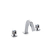 2112BSN108-S-LAPI-CP Sherle Wagner International Short Arco with Eclipse Knob Faucet Set with Semiprecious Lapis Lazuli inserts in Polished Chrome metal finish