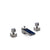 2112BSN102-LAPI-CP Sherle Wagner International Apollo with Eclipse Knob Faucet Set with Semiprecious Lapis Lazuli inserts in Polished Chrome metal finish