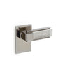 2120DOR-RH-RKCR-CP Sherle Wagner International The Stone Insert Apollo Door Lever in Polished Chrome metal finish