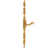 2921-1008DOR-RH-GP Sherle Wagner International Cremone Bolt with Rococo Door Lever in Gold Plate metal finish