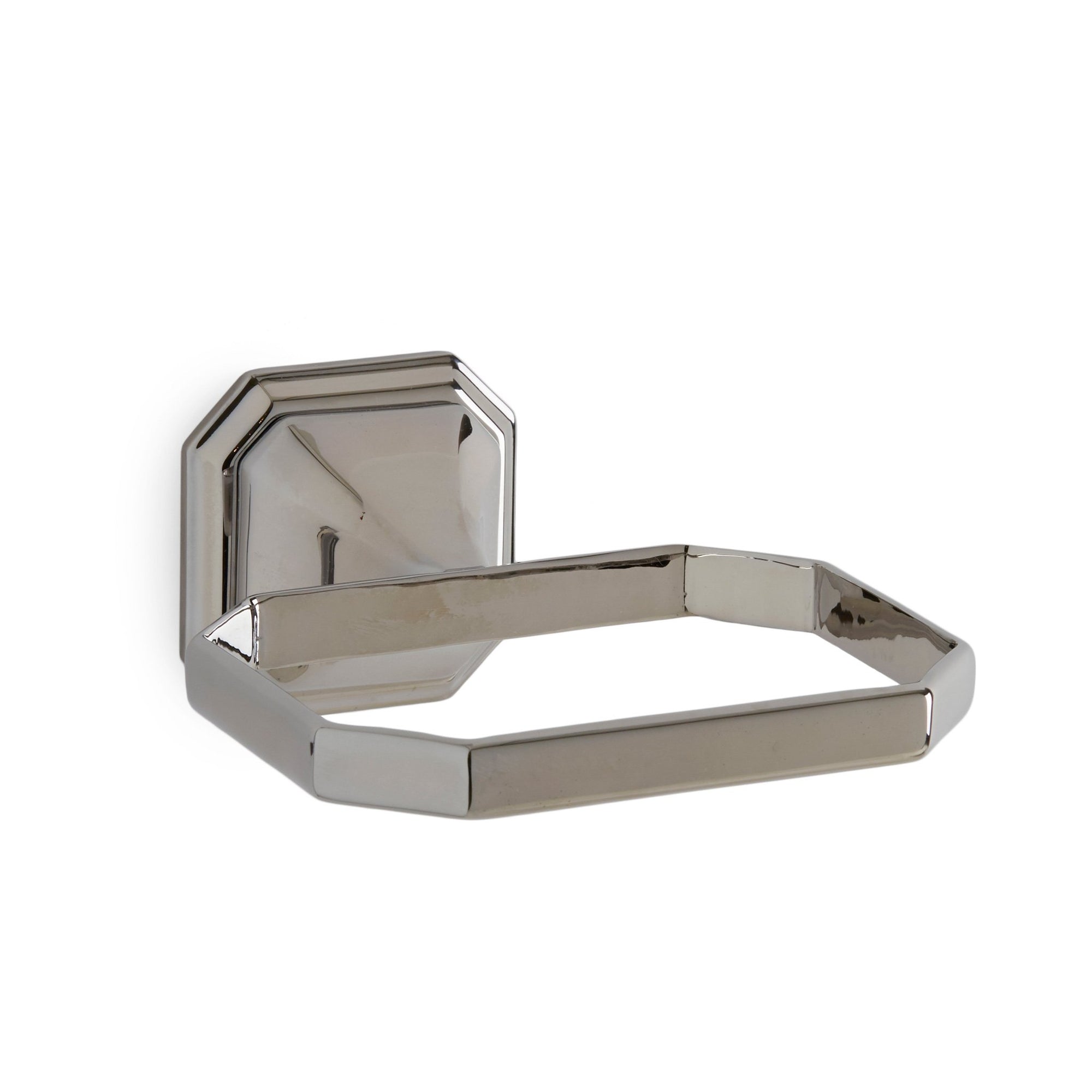 3303-CP Sherle Wagner International Harrison Crystal Soap Dish Holder in Polished Chrome metal finish