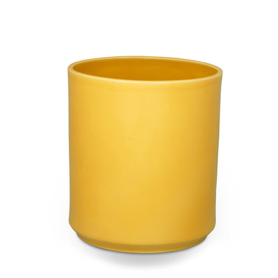 3380-BSKT-YL01 Sherle Wagner International Sunflower Mode Ceramic Waste Bin