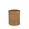 3380-CJAR-14GP Sherle Wagner International Burnished Gold 14GP Mode Ceramic Covered Jar