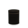 3380-CJAR-BLK Sherle Wagner International Black Mode Ceramic Covered Jar