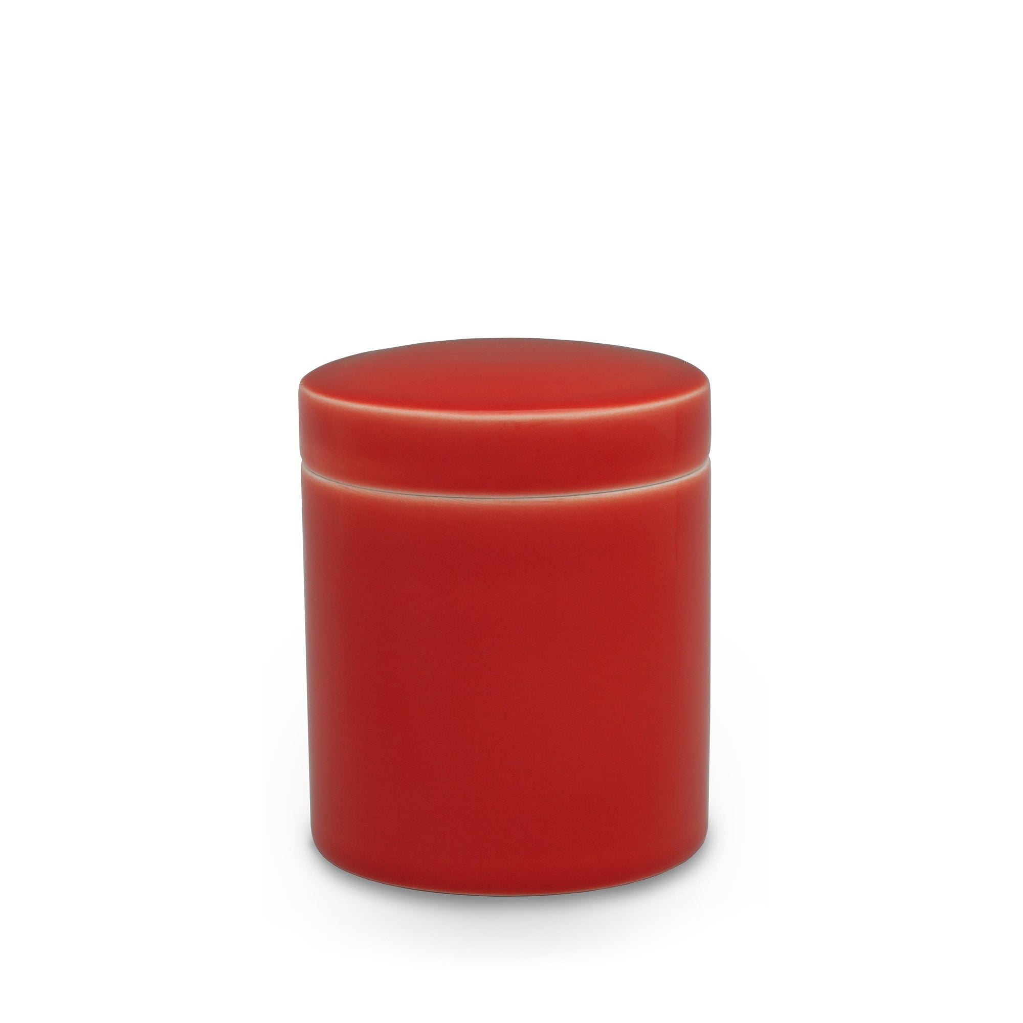 3380-CJAR-RD01 Sherle Wagner International Poppy Mode Ceramic Covered Jar