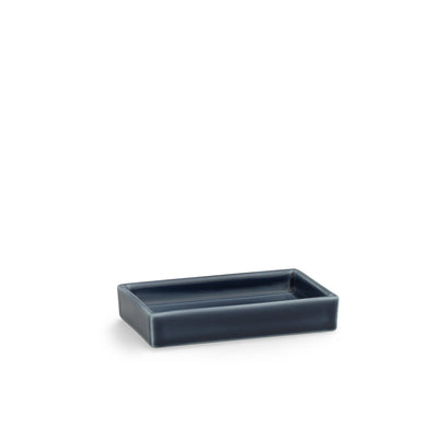 3380-DISH-BL03 Sherle Wagner International Slate Blue Mode Ceramic Soap Dish