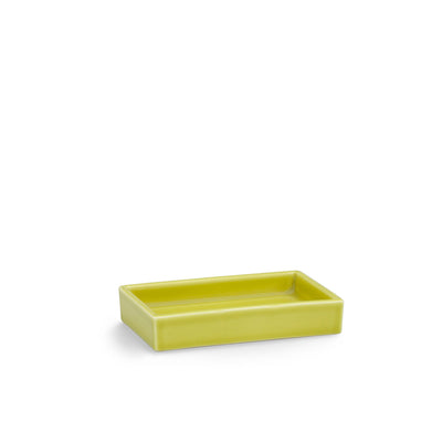 3380-DISH-GR01 Sherle Wagner International Chartreuse Mode Ceramic Soap Dish