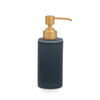 3380-PUMP-BL03-GP Sherle Wagner International Slate Blue Mode Ceramic Soap Pump with Gold Plate metal finish