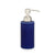 3380-PUMP-BL04-HP Sherle Wagner International Royal Blue Mode Ceramic Soap Pump with High Polished Platinum metal finish