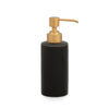 3380-PUMP-BLK-GP Sherle Wagner International Black Mode Ceramic Soap Pump with Gold Plate metal finish