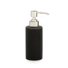 3380-PUMP-BLK-HP Sherle Wagner International Black Mode Ceramic Soap Pump with High Polished Platinum metal finish