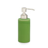 3380-PUMP-GR02-HP Sherle Wagner International Leaf Green Mode Ceramic Soap Pump with High Polished Platinum metal finish