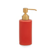3380-PUMP-RD01-GP Sherle Wagner International Poppy Mode Ceramic Soap Pump with Gold Plate metal finish