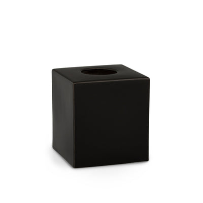 3380-TBOX-BLK Sherle Wagner International Black Mode Ceramic Tissue Box Cover