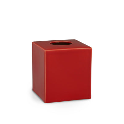 3380-TBOX-RD01 Sherle Wagner International Poppy Mode Ceramic Tissue Box Cover