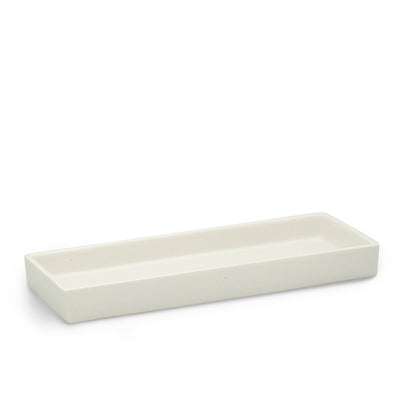 3380-TRAY-WHT Sherle Wagner International White Mode Ceramic Tray