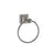 3401-HMRD-CP Sherle Wagner International Hammered Pyramid Towel Ring in Polished Chrome metal finish