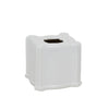 3413B-WHT Sherle Wagner International Ceramic Elongated Tissue Box Cover on White