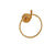 3415-GP Sherle Wagner International Classical Towel Ring in Gold Plate metal finish