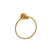 3429-GP Sherle Wagner International Melon Towel Ring in Gold Plate metal finish