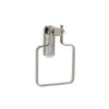 3456-RKCR-CP Sherle Wagner International Apollo Towel Ring with Rock Crystal insert in Polished Chrome metal finish