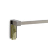 3678-GROX-30SQ-CP Sherle Wagner International Apollo Towel Bar with Green Onyx insert in Polished Chrome metal finish