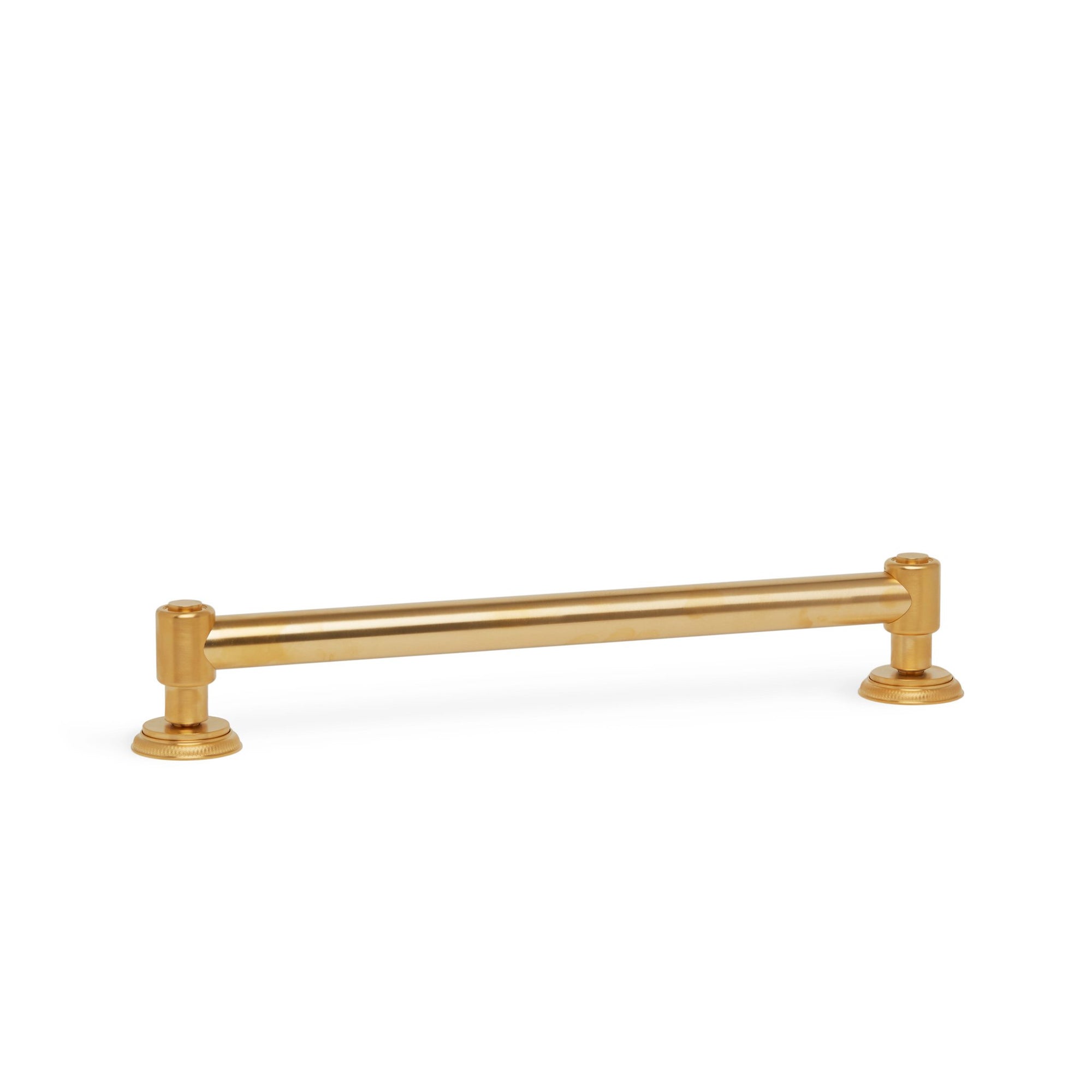 3695GB-MLIN-GP Sherle Wagner International Knurled Grab Bar with Metal insert in Gold Plate metal finish