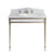 4208-CARR Sherle Wagner International Cararra Reeded Console
