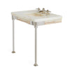 4210-HNOX Sherle Wagner International Honey Onyx Nouveau Counter with Carved Sink Side View
