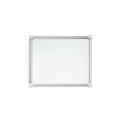 4250M25-PN Sherle Wagner International Square Knuckle Mirror in Polished Nickel metal finish