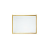 4255M21-GP Sherle Wagner International Reeded Mirror in Gold Plate metal finish