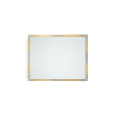 4261M21-GP/CP Sherle Wagner International Filigree Mirror in Gold Plate metal finish