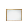 4269M21-BROX-GP Sherle Wagner International Modern Mirror with Brown Onyx insert in Gold Plate metal finish