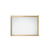 4269M21-GP Sherle Wagner International Modern Mirror in Gold Plate metal finish