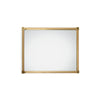 4269M25-BRTI-GP Sherle Wagner International Modern Mirror with Brown Tiger Eye insert in Gold Plate metal finish