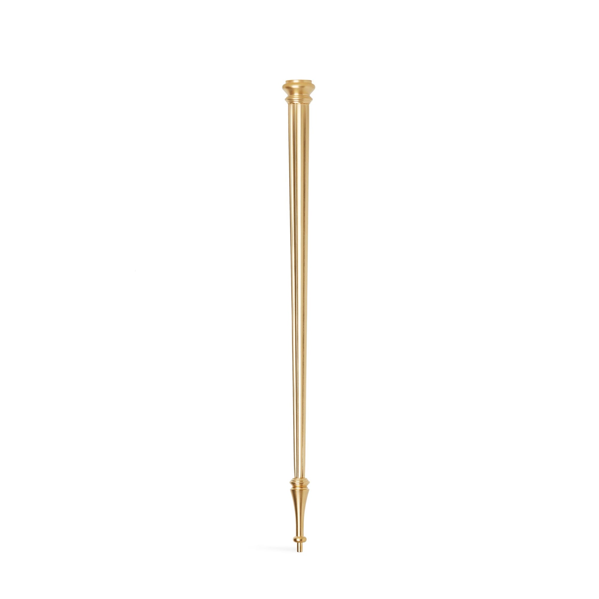 4755-GP Sherle Wagner International Tapered Leg in Gold Plate metal finish