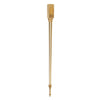 4756-GP-SIDE Sherle Wagner International Block Top Tapered Leg in Gold Plate metal finish side view