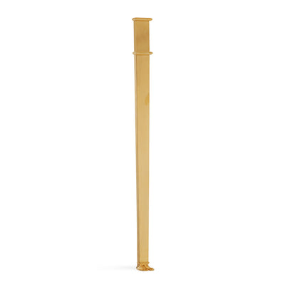 4758-GP-SIDE Sherle Wagner International Footed Leg in Gold Plate metal finish side view