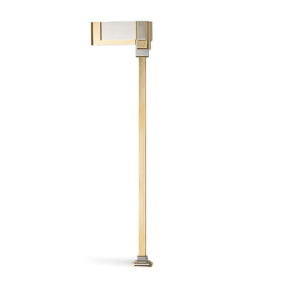 4764-GP_BN Sherle Wagner International Nouveau Leg in Gold Plate and Brushed Nickel metal finish