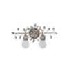 7116-S Sherle Wagner International Double Tulip Light in Florentine Silver