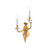 7127-FEMALE-GP Sherle Wagner International Chinoiserie Sconces in Florentine Gold