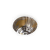 UE12-25GP-15PL Sherle Wagner International Gold Random Leaves on Burnished Platinum Scalloped Ceramic Round Under Edge Sink