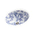 UE14-99BL-WH Sherle Wagner International Acorn & Oakleaf Blue on White Ceramic Under Edge Sink