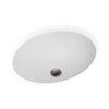 UE15-SWHT Sherle Wagner International Satin White Glazed Ceramic Under Edge Sink
